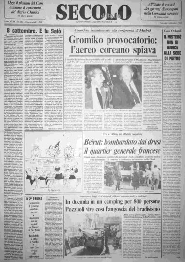 giovedì 8 settembre 1983