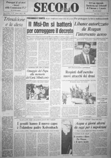 mercoledì 14 settembre 1983