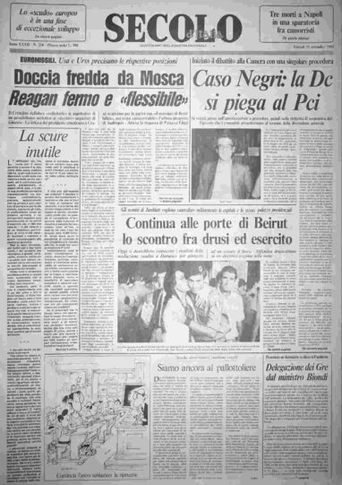 giovedì 15 settembre 1983