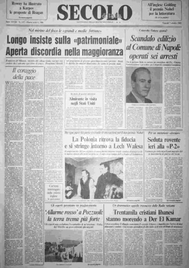 venerdì 7 ottobre 1983