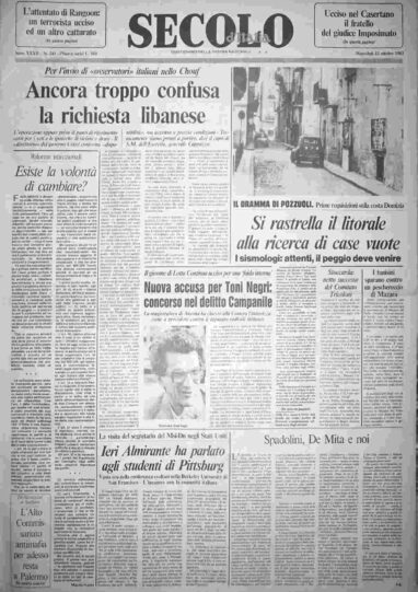 mercoledì 12 ottobre 1983