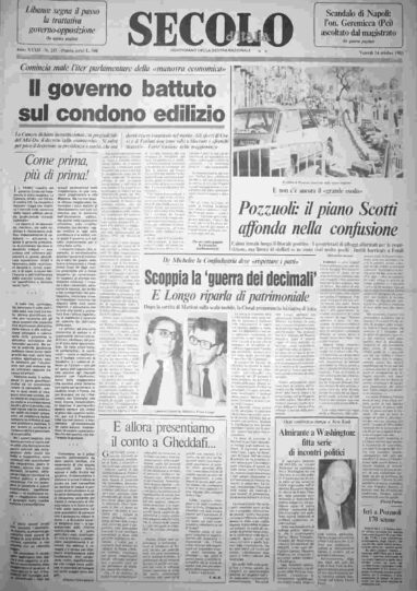 venerdì 14 ottobre 1983