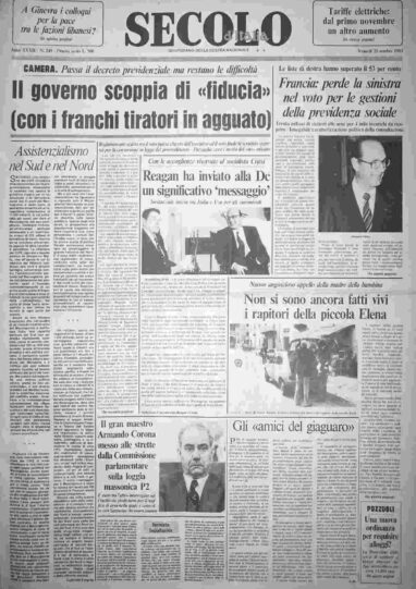 venerdì 21 ottobre 1983