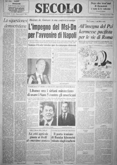 domenica 23 ottobre 1983