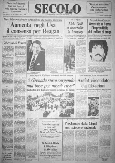 sabato 29 ottobre 1983