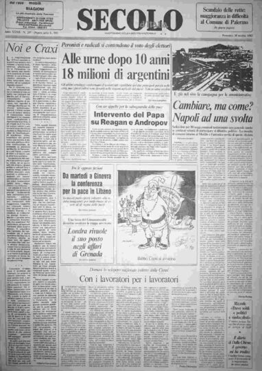 domenica 30 ottobre 1983