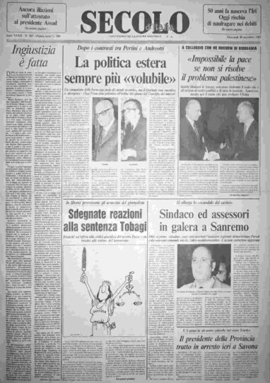 mercoledì 30 novembre 1983