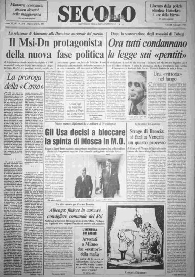 giovedì 1 dicembre 1983