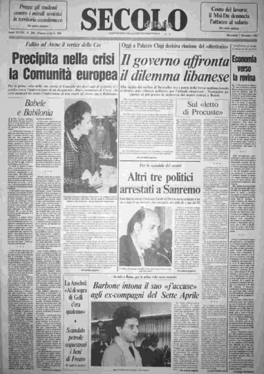 mercoledì 7 dicembre 1983