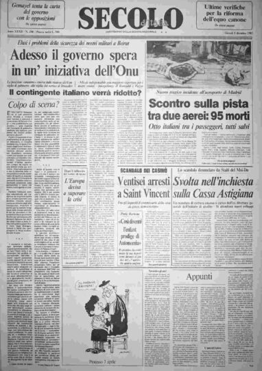 giovedì 8 dicembre 1983