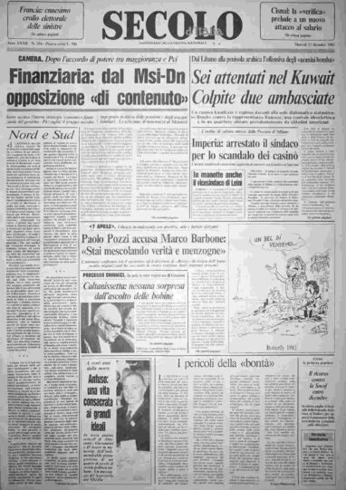 martedì 13 dicembre 1983