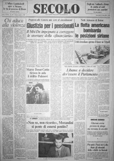 mercoledì 14 dicembre 1983
