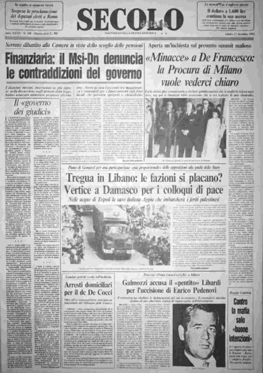 sabato 17 dicembre 1983