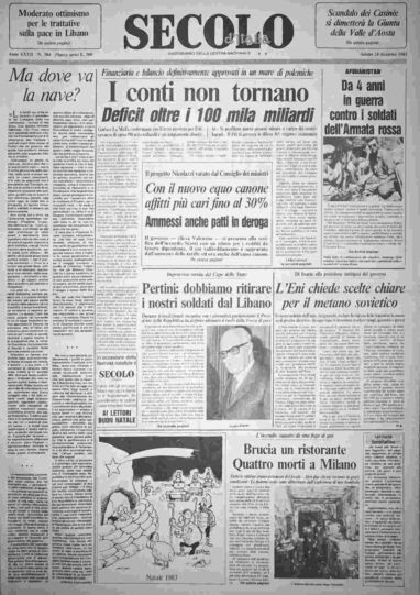 sabato 24 dicembre 1983