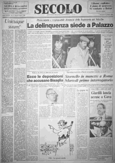 domenica 8 gennaio 1984