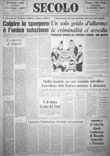 giovedì 12 gennaio 1984