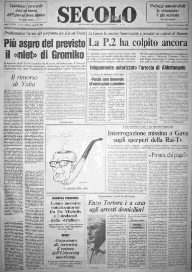 giovedì 19 gennaio 1984