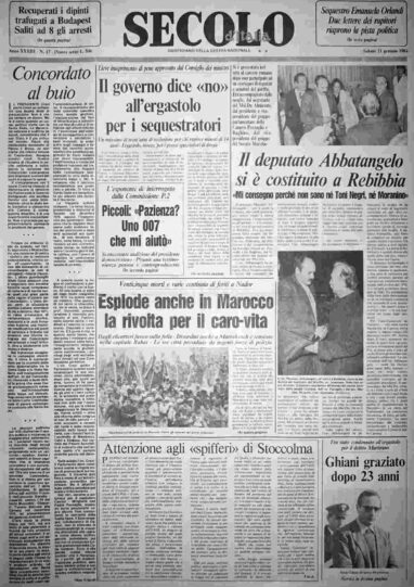 sabato 21 gennaio 1984