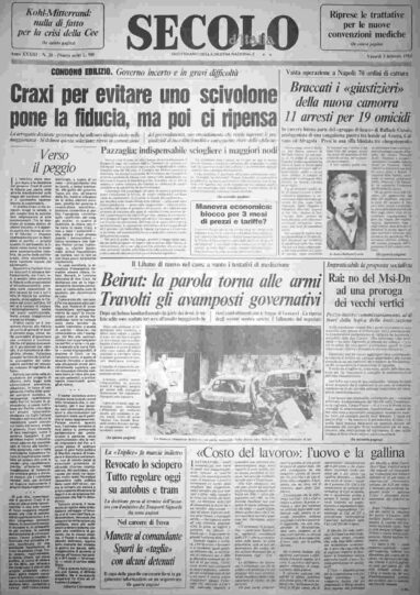 venerdì 3 febbraio 1984