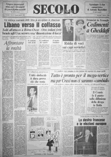 martedì 7 febbraio 1984