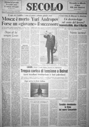 sabato 11 febbraio 1984