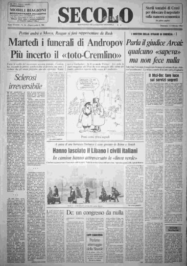 domenica 12 febbraio 1984