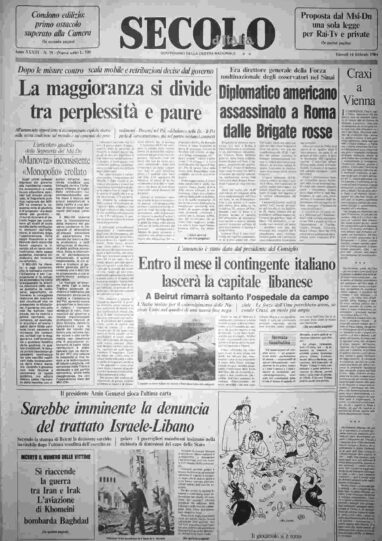 giovedì 16 febbraio 1984