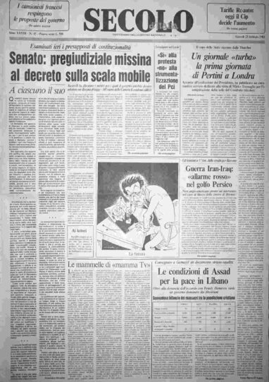 giovedì 23 febbraio 1984