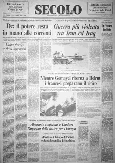 venerdì 2 marzo 1984