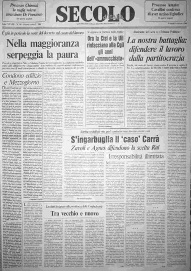 venerdì 9 marzo 1984