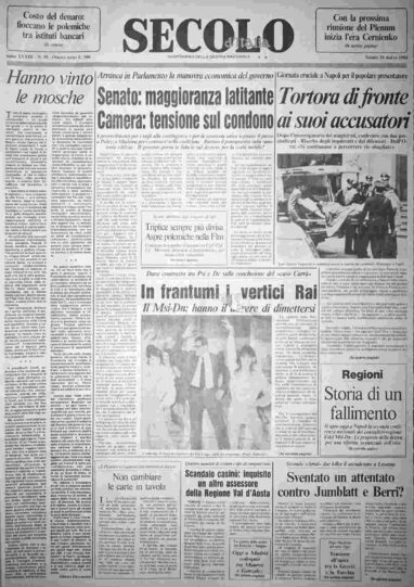 sabato 10 marzo 1984