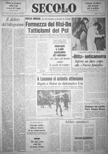 sabato 17 marzo 1984