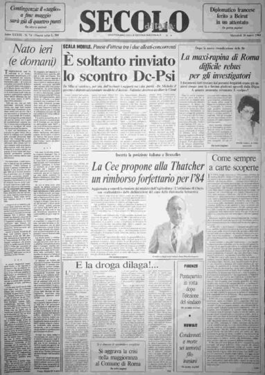 mercoledì 28 marzo 1984