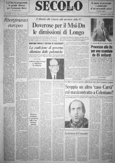 mercoledì 16 maggio 1984