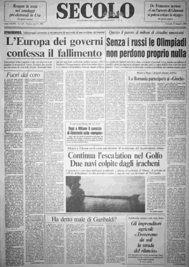 venerdì 25 maggio 1984