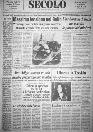 sabato 26 maggio 1984