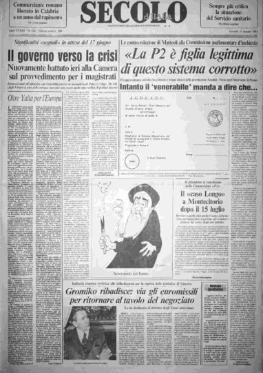 giovedì 31 maggio 1984