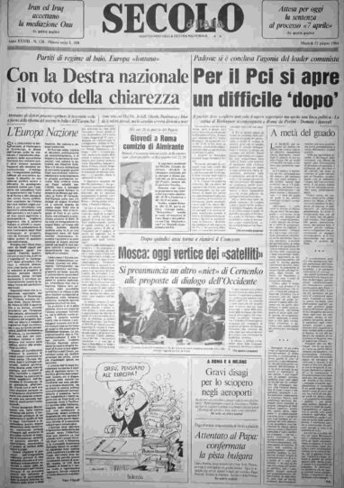 martedì 12 giugno 1984