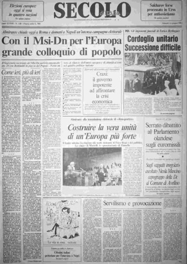 giovedì 14 giugno 1984