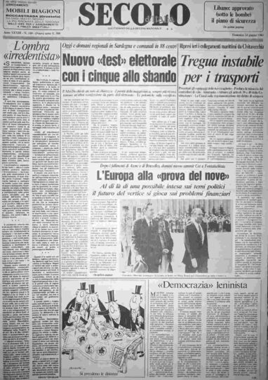 domenica 24 giugno 1984