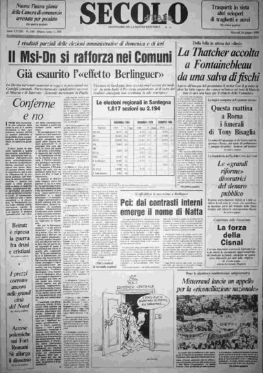 martedì 26 giugno 1984