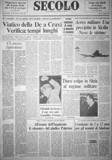 venerdì 13 luglio 1984
