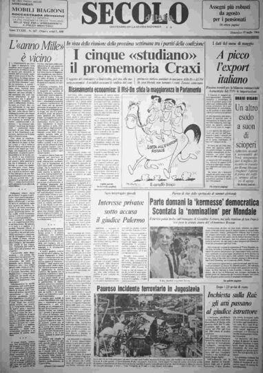 domenica 15 luglio 1984