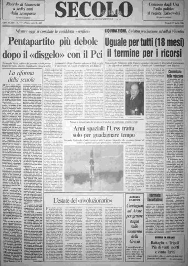 venerdì 27 luglio 1984