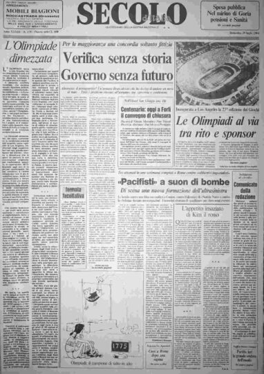 domenica 29 luglio 1984