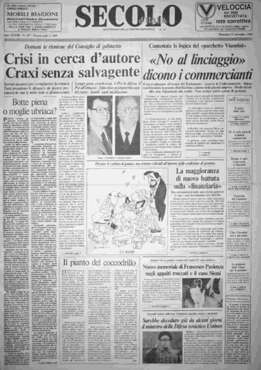domenica 11 novembre 1984