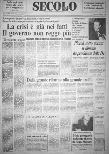 venerdì 16 novembre 1984