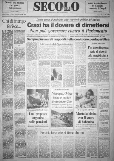 sabato 17 novembre 1984