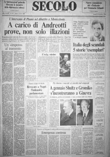 venerdì 23 novembre 1984