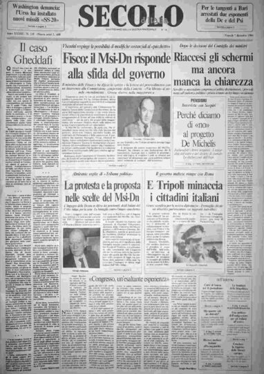 venerdì 7 dicembre 1984